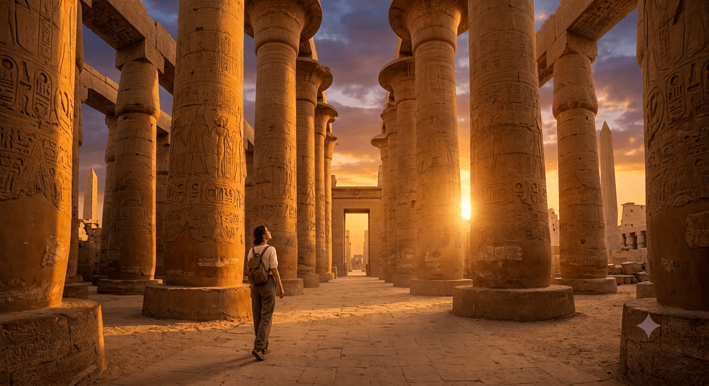 Karnak — il più grande complesso religioso mai costruito.