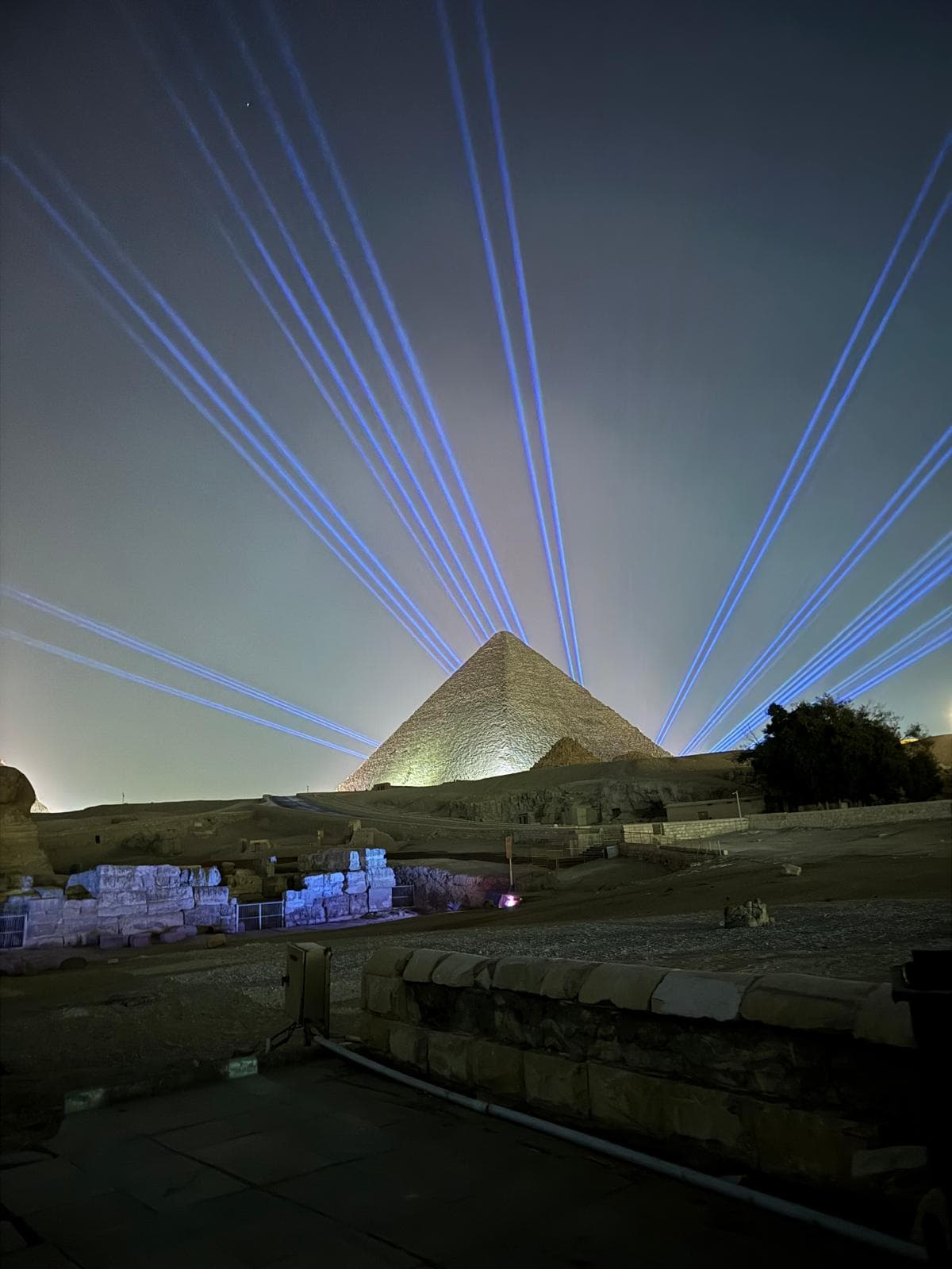 Spettacolo di suoni e luci alle Piramidi di Giza